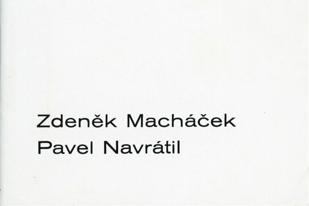 Pavel Navrátil. Krajiny – obrazy, Zdeněk Macháček. Křížovice – sochy
